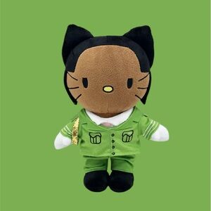 Hello Kitty Plush Doll in Green Outfit
